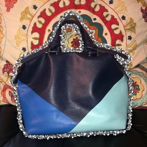 Lovely Painted Blue Purse